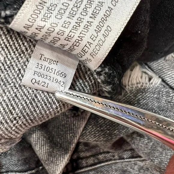 Wild Fable Distressed Denim‎ Shorts High Rise Cutoff Black Wash Size 0 - Picture 5 of 12